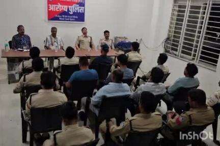 कन्नौद: कन्नौद थाने में तनाव मुक्त पुलिसिंग के लिए ध्यान शिविर आयोजित
