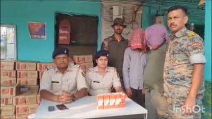 सोनपुर: 99 पेटी ट्रेटा पैक अंग्रेजी शराब के साथ दस चक्का ट्रक को सोनपुर पुलिस ने किया जब्त, दो धंधेबाज़ गिरफ्तार