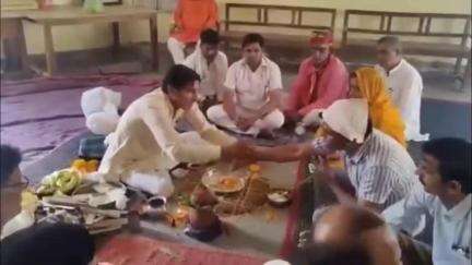 कनीना: सुभाषचंद्र बोस क्लब कनीना में भगवान परशुराम जन्मोत्सव पर हवन का किया गया आयोजन