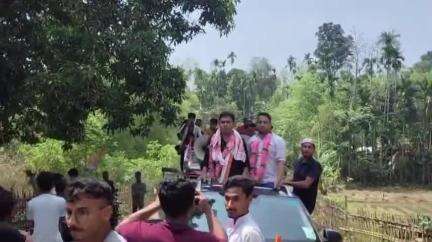 করিমগঞ্জ: আসন্ন পঞ্চায়েত নির্বাচন উপলক্ষে কংগ্রেসের এক বিশাল রেলির আয়োজন কটামনিতে