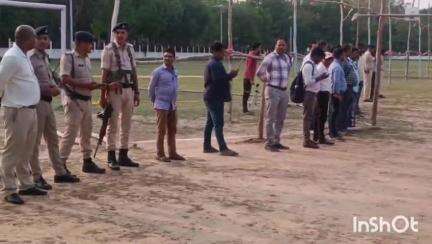 मुंगेर: होमगार्ड बहाली परीक्षा के लिए पोलो मैदान में हुआ ट्रायल रन, अभ्यर्थियों ने लगाई दौड़
