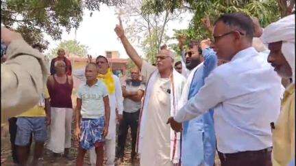 देव: मुआवजा नहीं मिलने पर दरियापुर में किसानों ने रोका एक्सप्रेस वे का निर्माण कार्य, किया प्रदर्शन #jansamasya