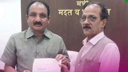 अर्जुनी मोरगाव: मुंबई मंत्रालय येथे मदत व पुनर्वसन मंत्री मकरंदजी जाधव पाटील यांना आ.राजकुमार बडोले यांनी दिले निवेदन