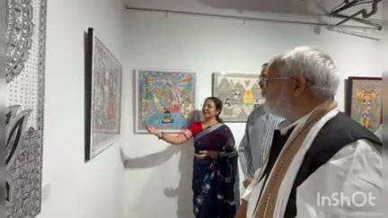 मधेपुर: राज्य स्तरीय प्रदर्शनी में रहुआ-संग्राम के किरण प्रभा की कलाकृति का चयन, पटना की ललित कला अकादमी में प्रदर्शनी