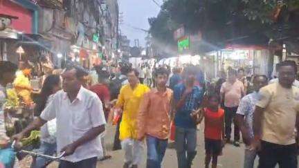 রানাঘাট ১: দিঘায় জগন্নাথ মন্দির উদ্বোধন এর প্রাক্কালে রানাঘাটে এক বর্ণাঢ্য শোভাযাত্রার আয়োজন করলো রানাঘাট পৌরসভা