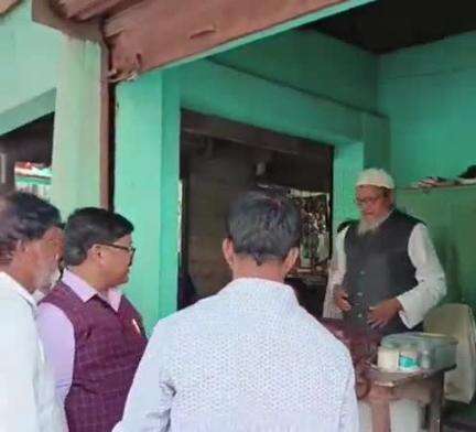 बहादुरगंज: बहादुरगंज विधानसभा क्षेत्र के महादेवदिघी सहित कई इलाकों का दौरा किया जदयू के पूर्व विधायक ने