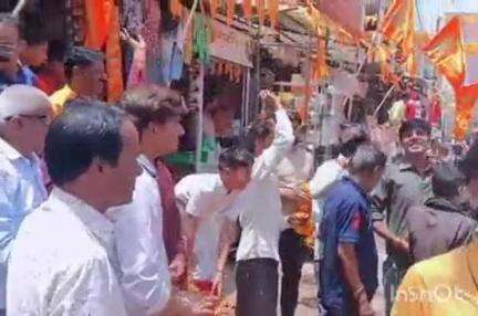 कन्नौद: कलश यात्रा के साथ जूना बाजार के श्री राम मंदिर में सीताराम प्राण प्रतिष्ठा महोत्सव शुरू