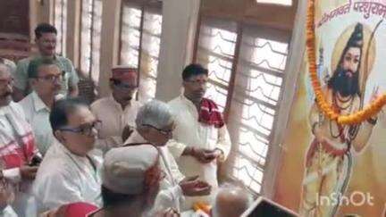 देेेवरिया: नागरी प्रचारिणी सभा के सभादर में धूमधाम से मनाई गई परशुराम जयंती