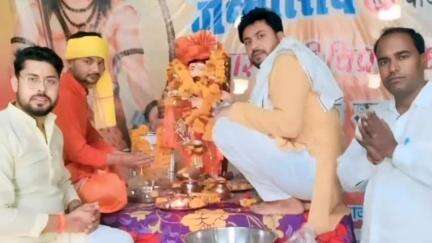 लहार: भगवान परशुरामजी मंदिर में धूमधाम से मनाया गया भगवान परशुराम जी का जन्मोत्सव
