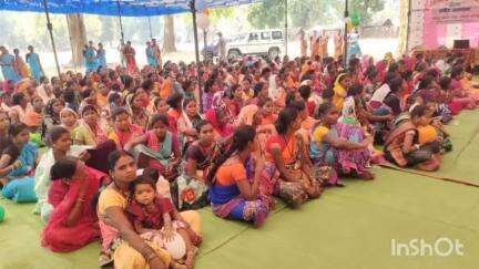 माकड़ी: अनतपुर थाना पुलिस ने बिहान समूह की वार्षिक आमसभा में महिलाओं को उनके अधिकारों के बारे में दी जानकारियां