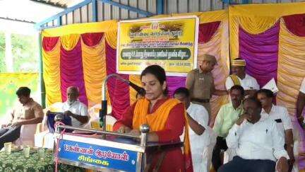 சிங்கம்புனரி: சிங்கம்புணரியில் ரூ 34 லட்சம் மதிப்பீட்டில் பாலாறு (ம) உப்பாற்றினை சீரமைப்பு பணியினை மாவட்ட ஆட்சியர் ஆஷா அஜித் துவக்கி வைத்தார்
