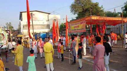 मुंगावली: भगवान परशुराम जी का प्राकट्य दिवस मनाया गया, जगन्नाथ स्वामी मंदिर से निकाली गई शोभायात्रा