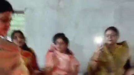 खंडवा नगर: खंडवा के रामेश्वर स्थित परशुराम मंदिर में सर्व ब्राह्मण समाज की महिलाओं ने की पूजा-अर्चना