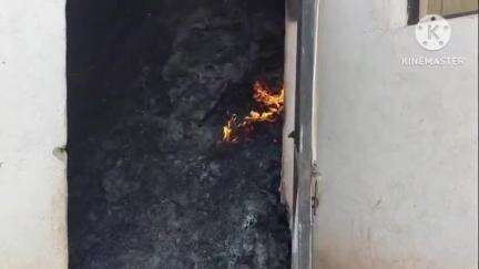 शाढ़ौरा: मढ़ी नामदार गांव की गौशाला में भूसे के घर में आग लगने से डेढ़ लाख का नुकसान