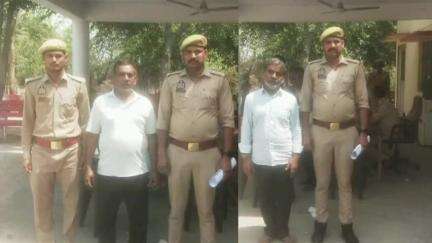 मांट: नौहझील में फरार चल रहे दो वांछित वारंटियों को पुलिस ने किया गिरफ्तार