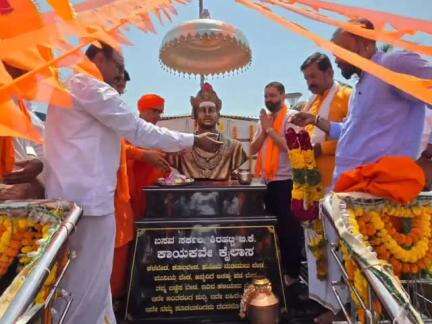 ಹುಕ್ಕೇರಿ: ಬಸವೇಶ್ವರರ ಆದರ್ಶ ಅನುಕರಣೀಯ: ಪಟ್ಟಣದಲ್ಲಿ ಶಾಸಕ ನಿಖಿಲ್ ಕತ್ತಿ
