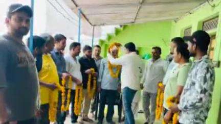 सांगोद: सांगोद कस्बे से मक्का मदीना हज के सफर पर जाने वाले यात्रियों का स्वागत किया गया