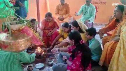 खंडवा नगर: महादेवी नगर में अखंड ब्राह्मण सेवा समिति ने मनाया भगवान परशुराम जी का जन्म उत्सव
