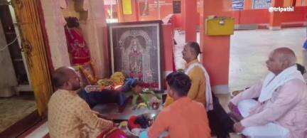 विजयराघवगढ़: विजयराघवगढ़ के संकट मोचन आश्रम में ब्राह्मण समाज ने मनाई भगवान परशुराम जी की जयंती