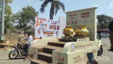 राहुरी: देवळाली प्रवरा व राहुरी फॅक्टरीत गौरवशाली महाराष्ट्र महोत्सव मंगल कलश यात्रेचे स्वागत
