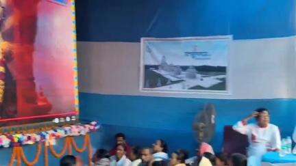 কেতুগ্রাম ১: কেতুগ্রামে জায়েন্ট স্কিনে দেখানো হল দিঘার জগন্নাথ মন্দিরের দ্বারোদ্ঘাটন, উপস্থিত বিধায়ক শেখ শাহনওয়াজ