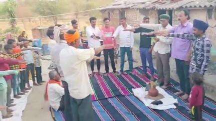 गलियाकोट: भूमि सुपोषण अभियान के तहत काबेरी बड़ी गांव में हुआ कार्यक्रम