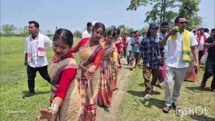ধেমাজি: মেছেকি চাপৰিত বিধায়ক ভূৱন পেগু উপস্থিতিত বিজেপি মিত্ৰজোঁটৰ নিৰ্বাচনী প্ৰচাৰ সভা