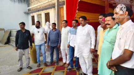 नावां: राज्य मंत्री विजय सिंह चौधरी ने नावाँ विधानसभा क्षेत्र के दौरे पर विभिन्न कार्यक्रमों में लिया भाग