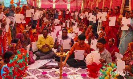 मानसी: अमनी और सैदपुर में महिला संवाद कार्यक्रम का हुआ आयोजन
