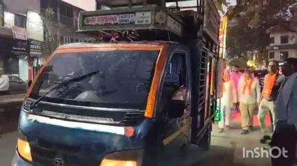 जळगाव: महात्मा बसेश्वर महाराज जयंती निमित्ताने श्यामाप्रसाद उद्यान येथून भव्य शोभायात्रा