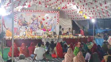 सोहागपुर: आइकॉन सिटी में श्रीमद् भागवत कथा का आयोजन, 3 मई को पूर्णाहुति और भंडारे के साथ होगा समापन