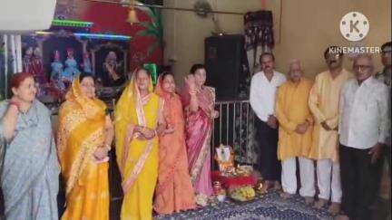अमरवाड़ा: अमरवाड़ा में अक्षय तृतीया पर ब्रह्म समाज ने की भगवान परशुराम की पूजा-अर्चना, समाजबंधु रहे मौजूद