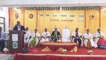 சாத்தூர்: அரசு கலை மற்றும் அறிவியல் கல்லூரியில் மூன்றாம் ஆண்டு பட்டமளிப்பு விழா
