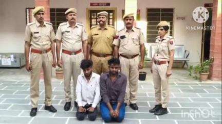 जायल: गाड़ी की टक्कर मारकर हेड कांस्टेबल की हत्या के मामले में जायल पुलिस ने ₹50,000 के इनामी बदमाशों को किया गिरफ्तार