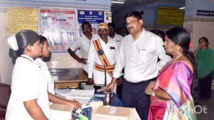 வலங்கைமான்: கீழ துறையூர் மாதா கோவில் தெருவில் மாவட்ட ஆட்சியர் ஆய்வு