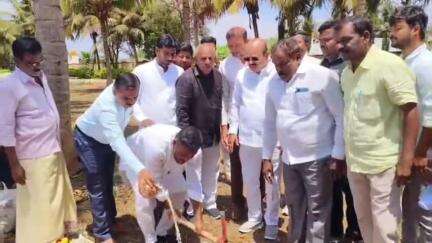 ಶಿರಾ: ನಗರದಲ್ಲಿ ನೀರು ಸಂಸ್ಕರಣಾ ಘಟಕ ನಿರ್ಮಾಣಕ್ಕೆ ಶಾಸಕ ಟಿ.ಬಿ.ಜಯಚಂದ್ರ ಶಂಕುಸ್ಥಾಪನೆ