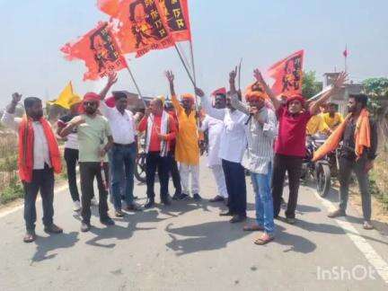 पांडू: पांडु में बजरंग दल और विश्व हिंदू परिषद ने महाष्टमी पर निकाला जुलूस