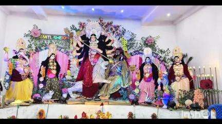 सहदेई बुजुर्ग: चैती नवरात्र के अष्टमी पर प्रखंड क्षेत्र में दुर्गा मंदिरों में श्रद्धालुओं की उमड़ी भीड़