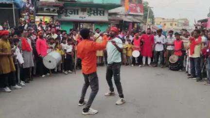 सोनुआ: सोनूआ में धूमधाम से निकला रामनवमी का जुलूस