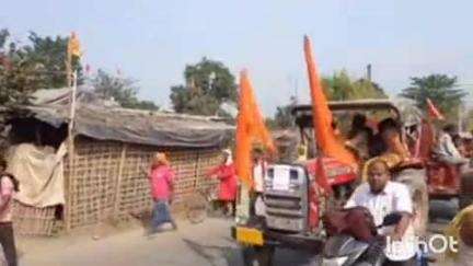 भवानीपुर: भवानीपुर प्रखंड में हर्षोल्लास के साथ मनाई गई रामनवमी