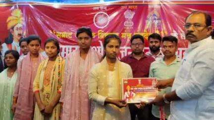पंचदेवरी: पंचदेवरी में चक्रवर्ती सम्राट की जयंती मनाई गई