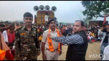कर्माटांड /विद्यासागर: शकलपुर में रामनवमी पर निकला अखाड़ा जुलूस, पुलिस पदाधिकारी भी रहे मौजूद, खिलाड़ियों ने दिखाए करतब