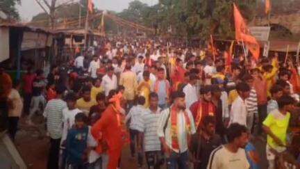 जगन्नाथपुर: जैंतगढ़ में रामनवमी के अवसर पर जुलूस निकाला गया