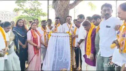 హసన్​పర్తి: 2వ డివిజన్ లో 1 కోటి రూపాయల సాధారణ నిధులతో నిర్మించబోతున్నపద్మశాలి భవనానికి శంకుస్థాపన