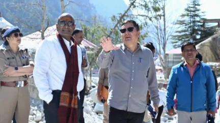 भटवाड़ी: उत्तराखंड शासन के सचिव ने गंगोत्री धाम यात्रा रूट का स्थलीय निरीक्षण किया, दिए आवश्यक निर्देश