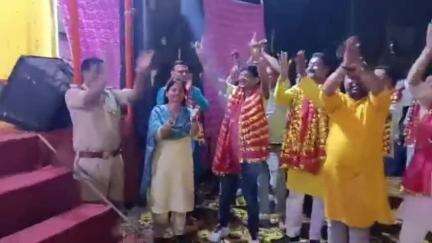 बगोदर: बगोदर मंझलाडीह में चैती दुर्गा पूजा के अवसर पर भक्ति जागरण कार्यक्रम आयोजित