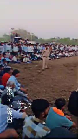 ग्राम ककरधा में बसइया बाली माता के मेला में होने वाली कुश्ती/दंगल में श्री मोहन सिंह राठौर जी(M.L.A) पधारे