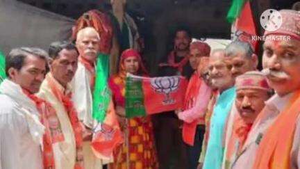 मुसाफिरखाना: मुसाफिरखाना में भाजपा के गांव चलो अभियान के तहत कार्यकर्ताओं ने घर-घर जाकर किया जनसंपर्क