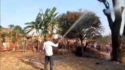 देवरी: हथखोय गांव में कचरे के ढेर में लगी आग विशाल पेड़ तक पहुंची, फायर ब्रिगेड ने पाया काबू