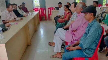 छातापुर: छातापुर में अनुश्रवण समिति की बैठक आयोजित
